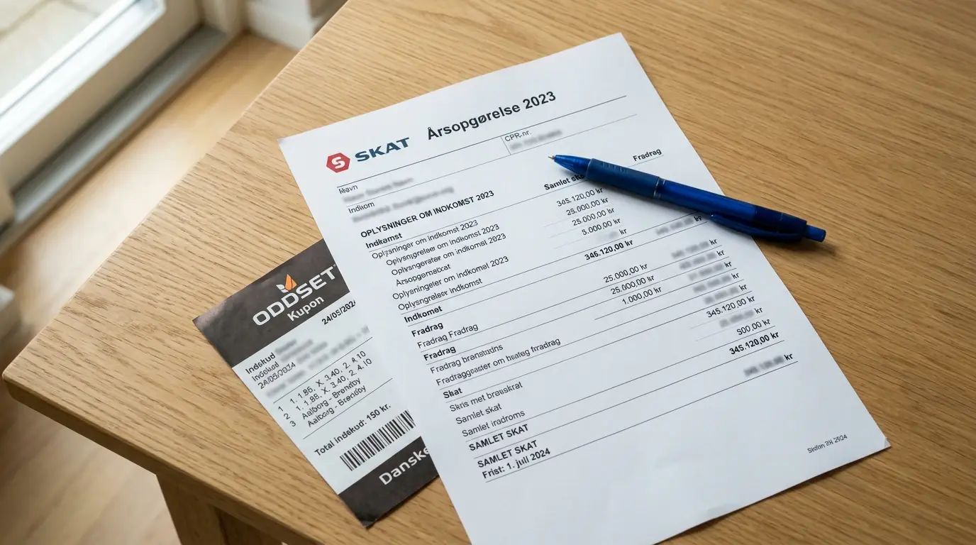 Cash Out og Skat i Danmark: Regler for Gevinst (2026)